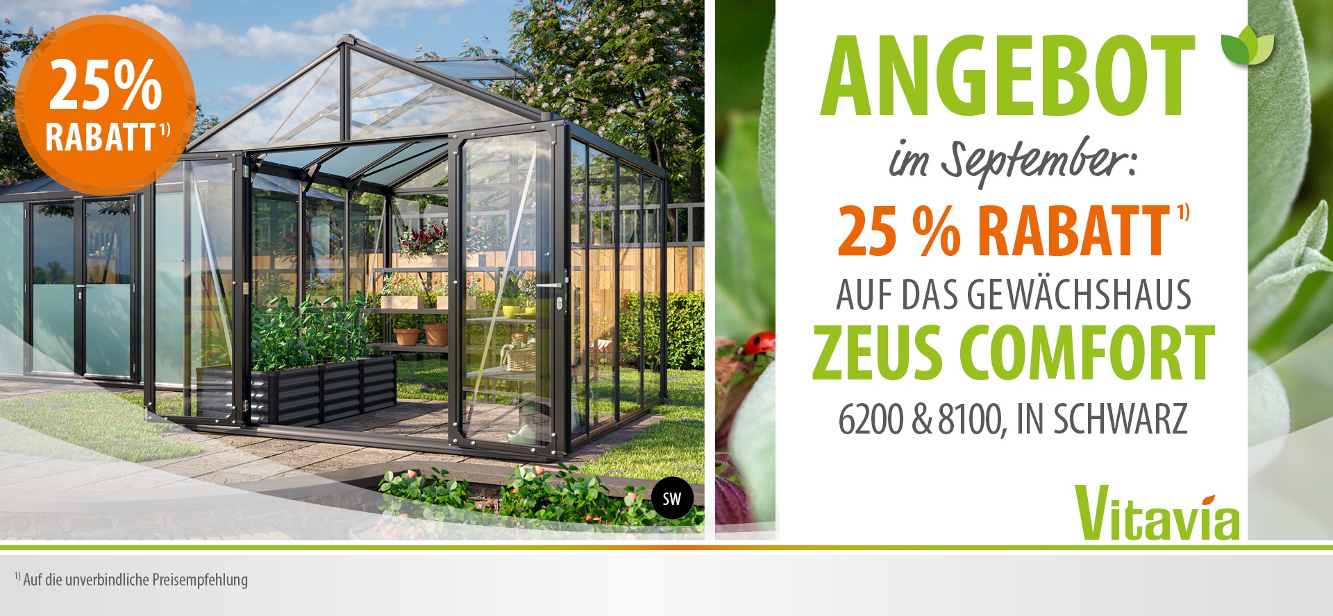 AKTION Gewächshaus ZEUS