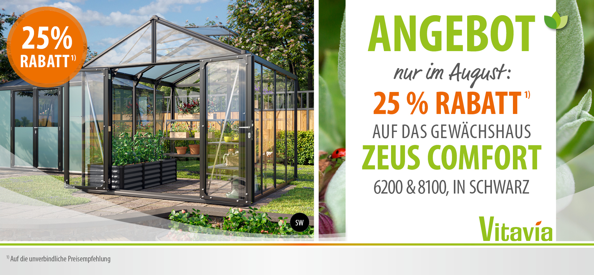 AKTION Gewächshaus ZEUS