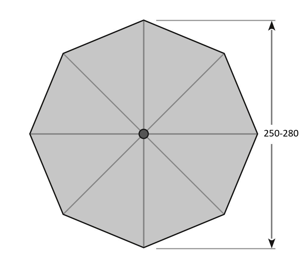 250 - 280 cm