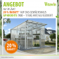 Preview: Vitavia Gewächshaus Aphrodite 7800 10mm HKP 7,8m² BxT:267x295cm Alu eloxiert