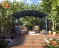 Preview: Palram-Canopia Aluminium Pavillon TUCSON 4300 435x359cm 6mm HKP grau