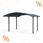 Preview: Palram-Canopia Alu Carport Arcadia 4300 12x14 Polycarbonat BxT 359x435cm