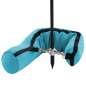 Preview: Doppler Strandschirm EXPERT Multi 160 Push Up hellblau/silber inkl.Tragetasche
