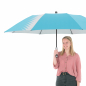 Preview: Doppler Strandschirm EXPERT Multi 160 Push Up hellblau/silber inkl.Tragetasche