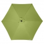 Preview: Doppler großer Sonnenschirm Active Kurbel 380cm Mast 48mm PES Fresh Green