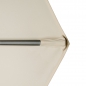 Preview: Doppler/Derby Pendelschirm Ravenna 400cm Ampelschirm Hellgrau + Ständerkreuz