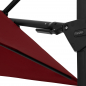 Preview: Doppler ACTIVE Pendel Green Edition City Rechteckiger Balkonschirm 240x135cm bordeaux