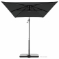 Preview: Doppler ACTIVE Pendel Green Edition City Rechteckiger Balkonschirm 240x135cm anthrazit