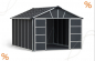 Preview: Palram-Canopia Gerätehaus YUKON 11x13.1 BxTxH 332x393x252cm + Boden WPC