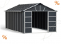 Preview: Palram-Canopia Gerätehaus YUKON 11x17.2 BxTxH 332x519x252cm ohne Boden