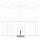 Preview: Doppler Granitsockel für Balkon ca. 25 kg rechteckig rollbar