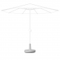 Mobile Preview: Doppler Füllsockel Schirmständer befüllt 50-70kg Rohr 28-67mm Weiß