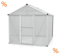 Preview: Vitavia Premium Gewächshaus Zeus 8100 BxT 258x316cm 10mm HKP 8,1m² Alu eloxiert