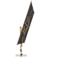 Preview: Doppler Premium Pendelschirm ALU WOOD XL ULTRA 400x300cm LED Anthrazit