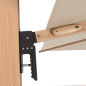 Preview: Doppler Premium LED Pendelschirm ALU WOOD XL ULTRA 400x300cm Natur