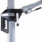Preview: Doppler Multifunktionaler Active Pendelschirm 350x260cm Ampelschirm Hellgrau