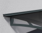 Mobile Preview: Palram-Canopia Tür Vordach Aquila 1500 LxTxH 150x91x17cm Acryl solar grau