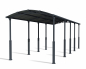 Preview: Palram-Canopia Alu Carport Arcadia ALPIN 10600 Polycarbonat BxT 359x1077cm