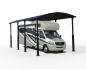 Preview: Palram-Canopia Alu Carport Arcadia ALPIN 8500 grau Polycarbonat BxT 359x863cm