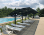 Preview: Palram-Canopia Alu Carport Arizona Breeze 5000 grau BxL 289x495cm Polycarbonat