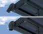Preview: Palram-Canopia Terrassenüberdachung CAPRI 3x9.15 (299x924cm) 6mm HKP Grau