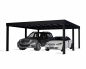 Preview: NEUHEIT Palram-Canopia Moderner Alu Doppel Carport OSLO 20x20 6x6m Polycarbonat