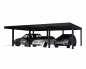 Preview: NEUHEIT Palram-Canopia Moderner Alu Doppel Carport OSLO 20x30 6x9m Polycarbonat