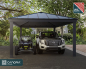 Preview: Palram-Canopia Carport COLORADO 4.3x6 (422x607cm) Alu grau 6mm Polycarbonat grau