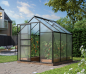 Preview: Vitavia Gewächshaus Comet 3800 4mm HKP BxTxH 195x195x197cm 3,8m² Alu schwarz