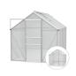 Preview: Vitavia Gewächshaus Comet 6200 4mm HKP BxTxH 195x321x197cm 6,2m² Alu eloxiert