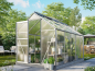 Preview: Vitavia Gewächshaus Comet 6200 4mm HKP BxTxH 195x321x197cm 6,2m² Alu eloxiert