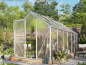 Preview: Vitavia Gewächshaus Comet 7500 4mm HKP BxTxH 195x383x197cm 7,5m² Alu eloxiert