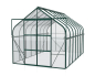 Preview: Vitavia Gewächshaus Diana 11500 ESG Glas BxTxH 264x445x255cm 11,5m² Alu smaragd