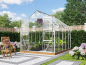 Preview: Vitavia Gewächshaus Diana 8300 ESG Glas BxTxH 264x321x255cm 8,3m² Alu eloxiert