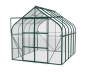 Preview: Vitavia Gewächshaus Diana 8300 ESG Glas BxTxH 264x321x255cm 8,3m² Alu smaragd