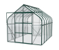 Preview: Vitavia Gewächshaus Diana 9900 ESG Glas BxTxH 264x383x255cm 9,9m² Alu smaragd