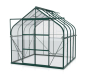 Preview: SET Vitavia Gewächshaus Diana 6700 ESG BxT 264x258cm smaragd + Fundamentsrahmen
