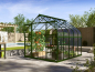 Preview: SET Vitavia Gewächshaus Diana 8300 ESG BxT 264x321cm smaragd + Fundamentsrahmen