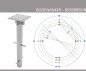 Preview: Universal Bodenanker für Ampelschirme von Doppler - zum Einbetonieren