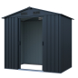 Preview: Preisgünstiges Metall Gerätehaus Basic 2,5㎡ L131xB194xH184cm Satteldach von Elmar Jung