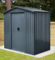 Preview: Preisgünstiges Metall Gerätehaus Basic 2,5㎡ L131xB194xH184cm Satteldach von Elmar Jung