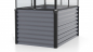 Preview: Vitavia Unterbau für Gaia Jumbo BxTxH 83x122x65cm Zincalume® Alu Granit/Schwarz