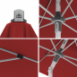 Preview: Doppler Kurbelschirm Expert auto tilt 220x140cm Knicker höhenverstellbar Bordeaux