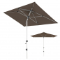 Preview: Doppler Kurbelschirm Expert auto tilt 220x140cm Knicker höhenverstellbar Greige