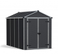 Preview: Palram-Canopia Gerätehaus RUBICON 6X10 BxT 185x304 5,6m² Polycarbonat 10mm grau