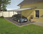 Preview: Palram-Canopia Terrassenüberdachung Feria 3x5 anthrazit TxB 295x546cm 8mm HKP