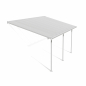 Preview: Palram-Canopia Terrassenüberdachung Feria 3x5 weiß TxB 295x546cm 8mm HKP