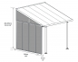 Preview: Palram-Canopia Seitenwand für Terrassenüberdachung Feria 3 (Tiefe 295cm) anthrazit