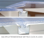 Preview: Palram-Canopia Terrassenüberdachung Feria 3x6 weiß TxB 295x610cm 8mm HKP