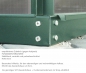 Mobile Preview: Vitavia Anlehngewächshaus Ida 5200 BxT 262x201cm 5,2m² 4mm HKP Alu smaragd